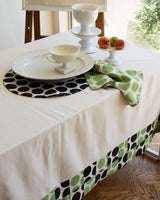 Dot Border Tablecloth