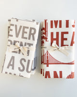 Mark Twain Coldest Winter Tea Towel