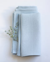 Linen Napkins in Sky - Set of 4