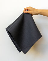 Linen Napkins in Zinc - Set of 4