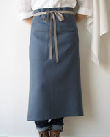 Bistro Apron - Slate-Blue